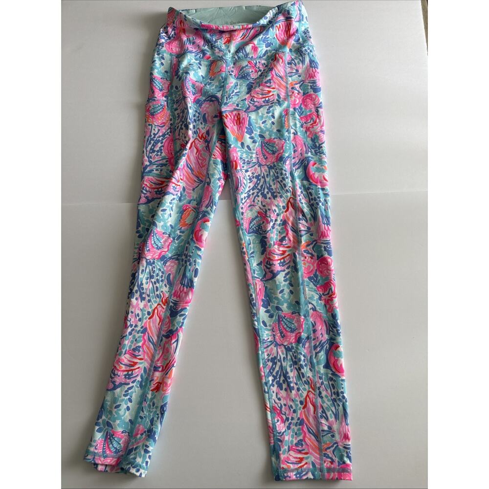 Lilly Pulitzer Luxletic Weekender High Rise Treasure Trove Midi Leggings Size XS
